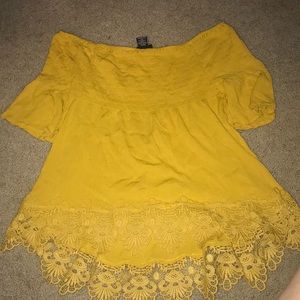 Rue 21 off the shoulder top